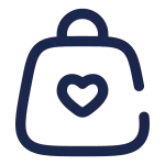 Bag Heart SVG Icon